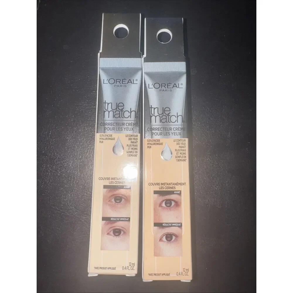 L’Oréal Paris Cosmetics True Match Eye Cream Concealer (Fair W1-2) 2 Pk